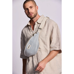 Sac Banane Olivia - Rayures Larges Bleu - 2