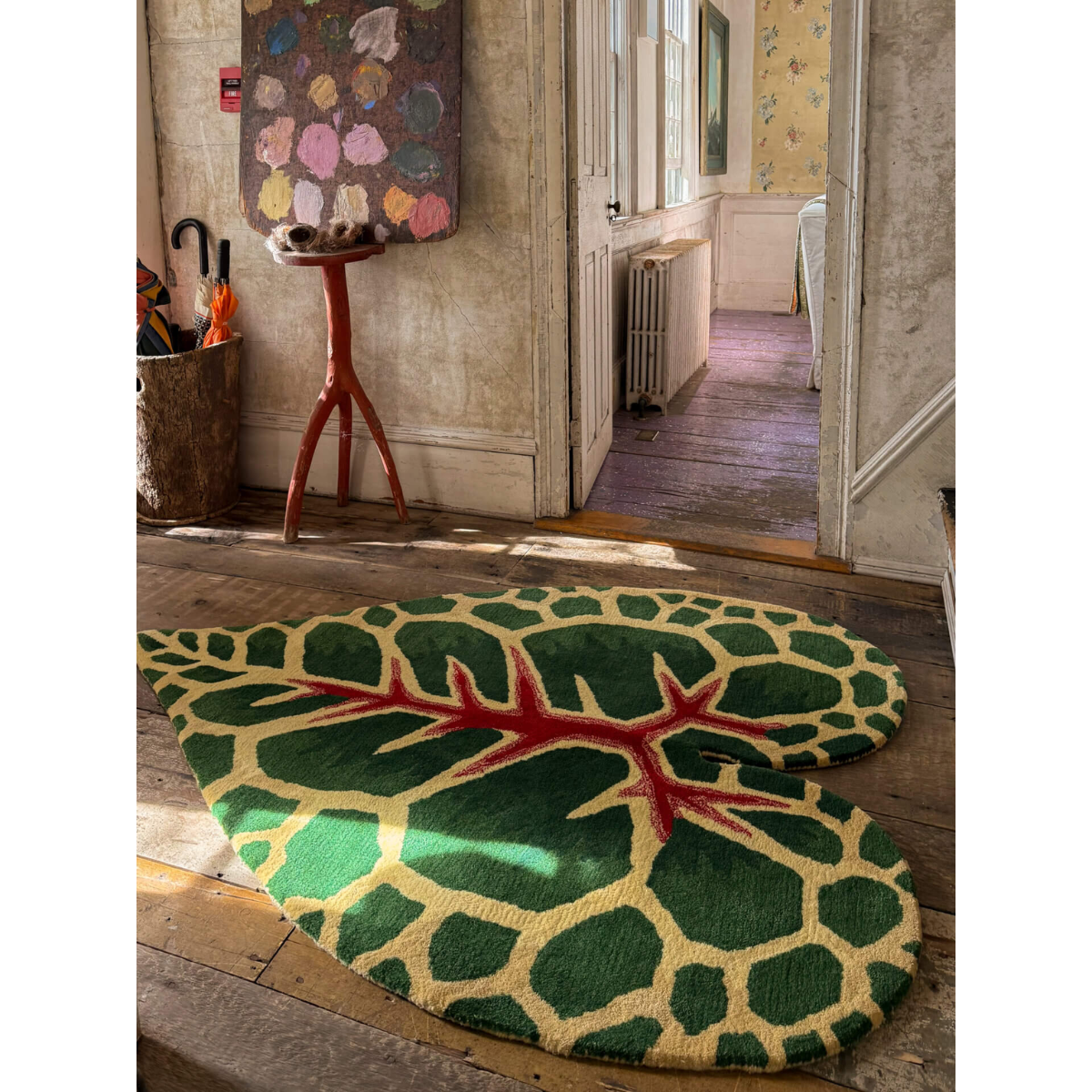 Tapis John Derian - Tapis Feuille de Croton - 2