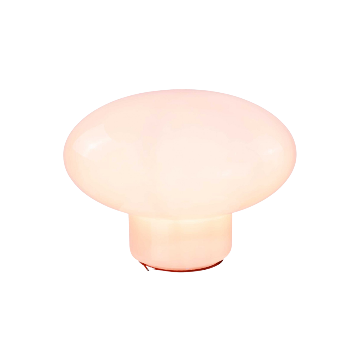 Lampe Ovalie - Verre Rose - 2