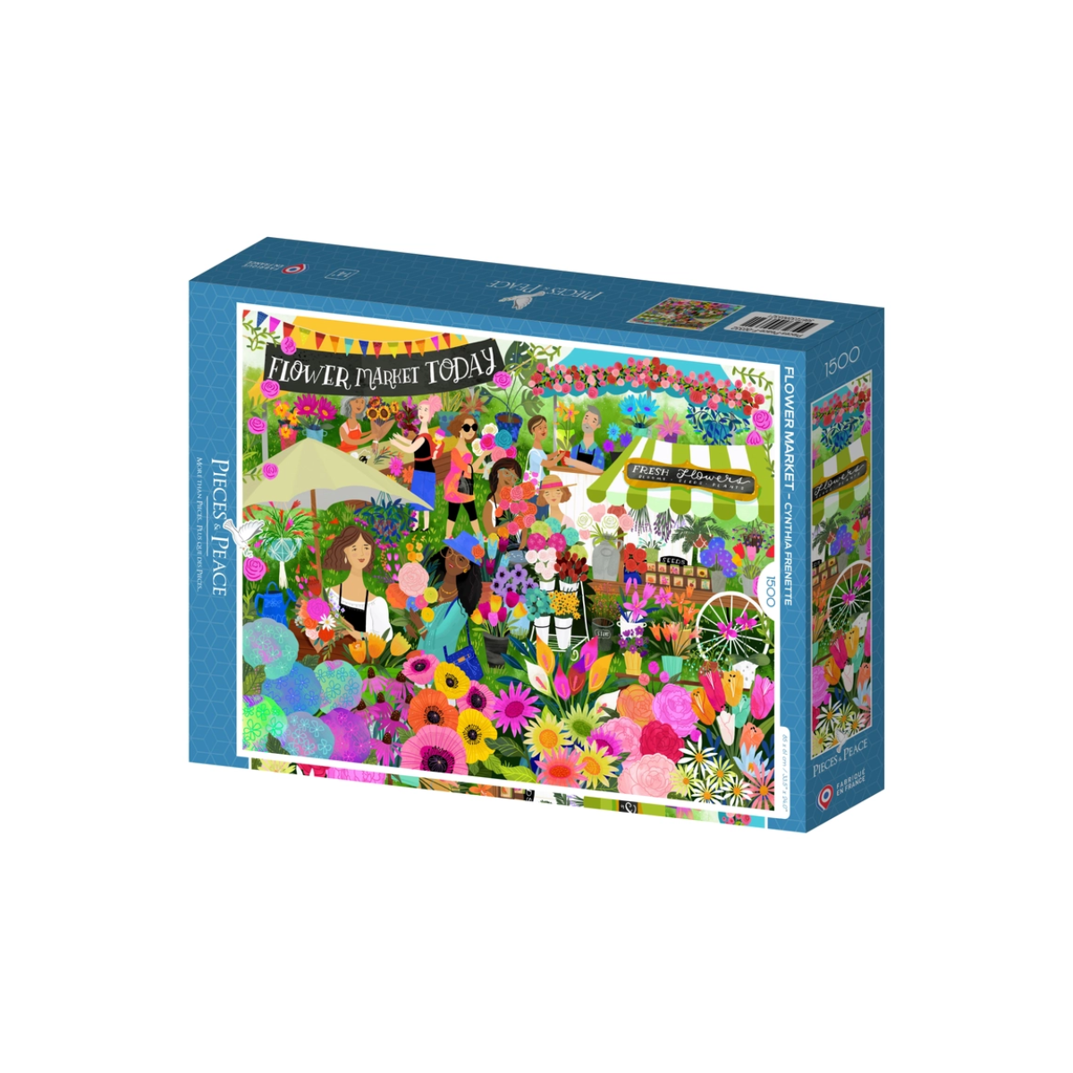 Puzzle Marché aux Plantes - 1500 pièces - 1