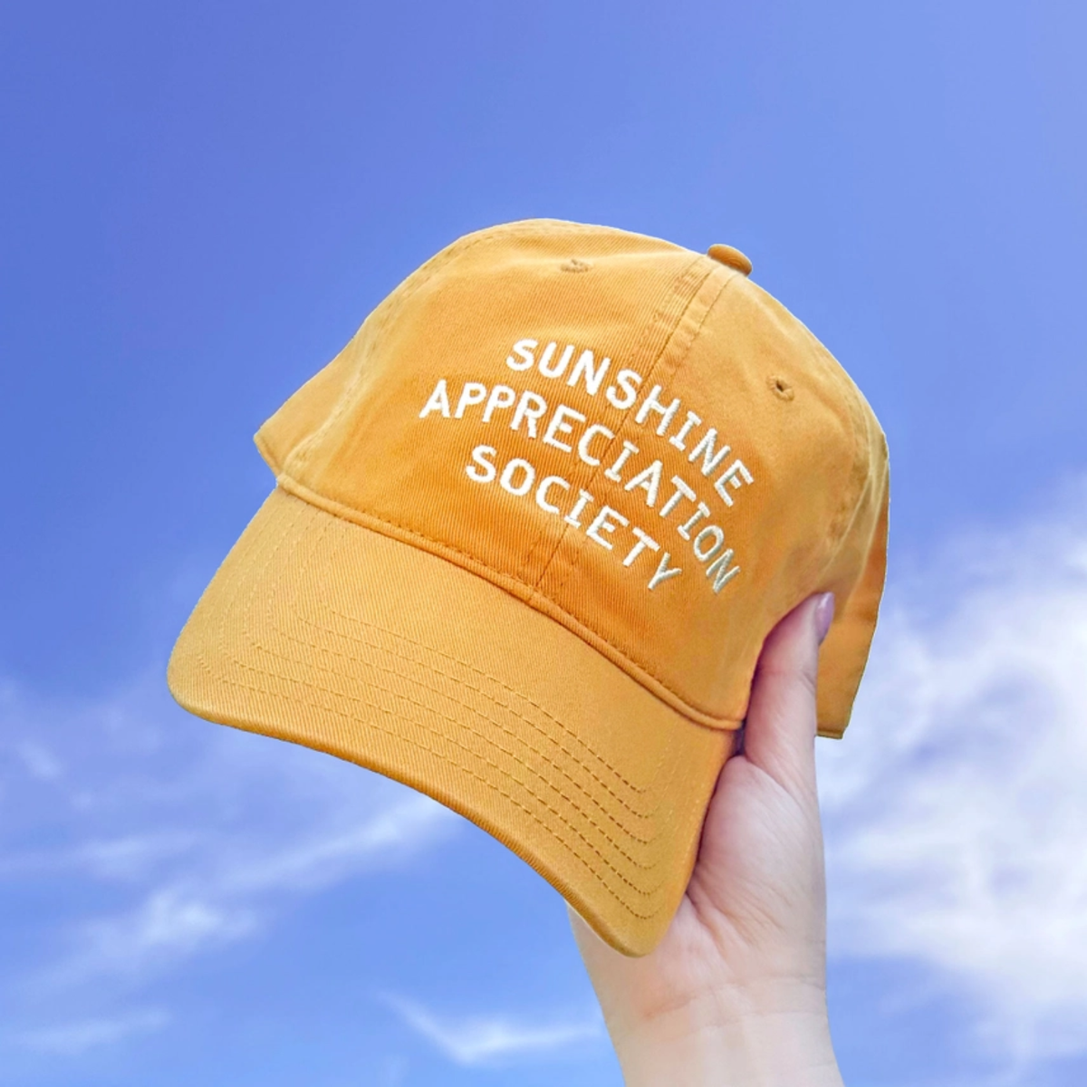 Casquette - Sunshine Appreciation Society Jaune - 2