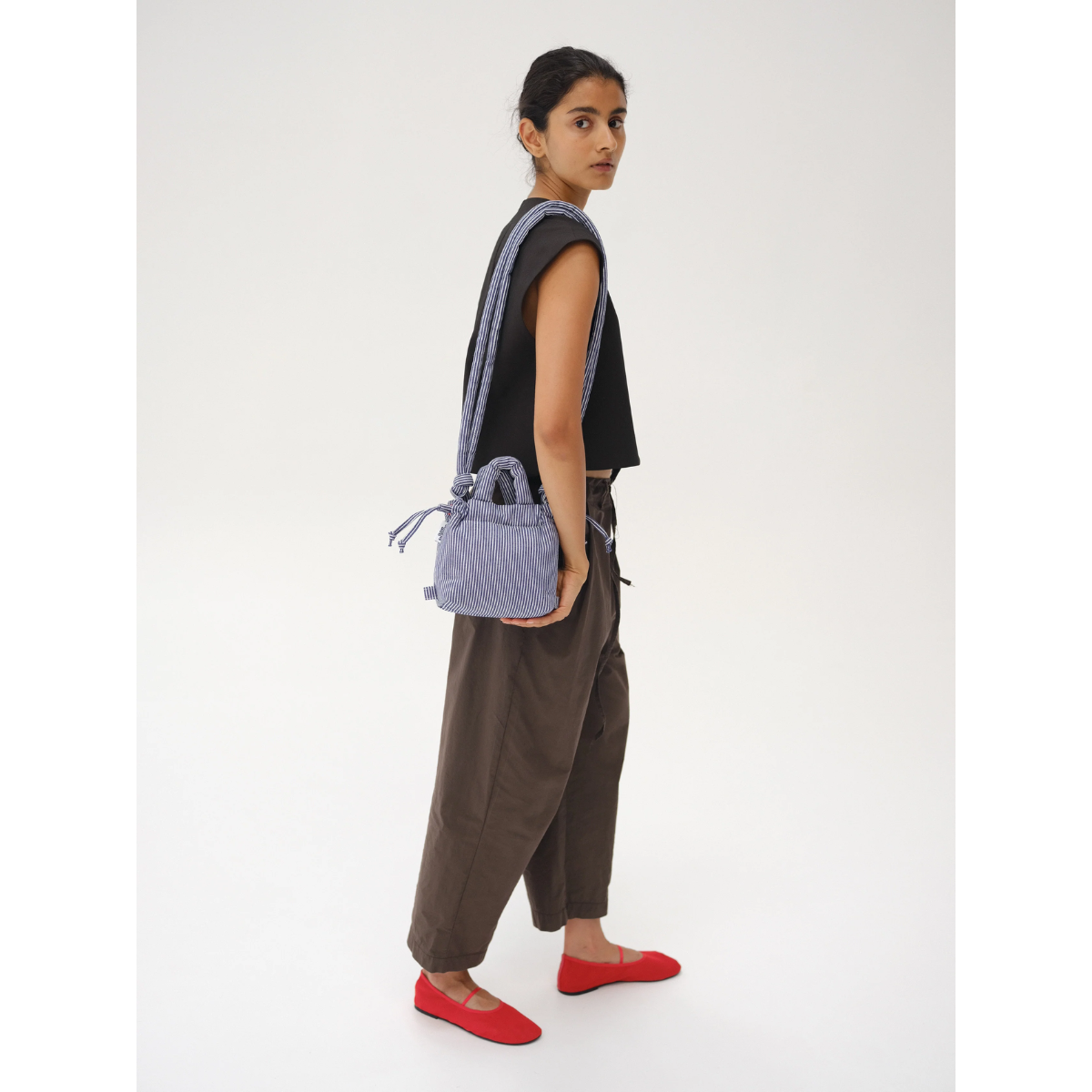 Sac Ona Micro - Cotton Navy Stripe - 2