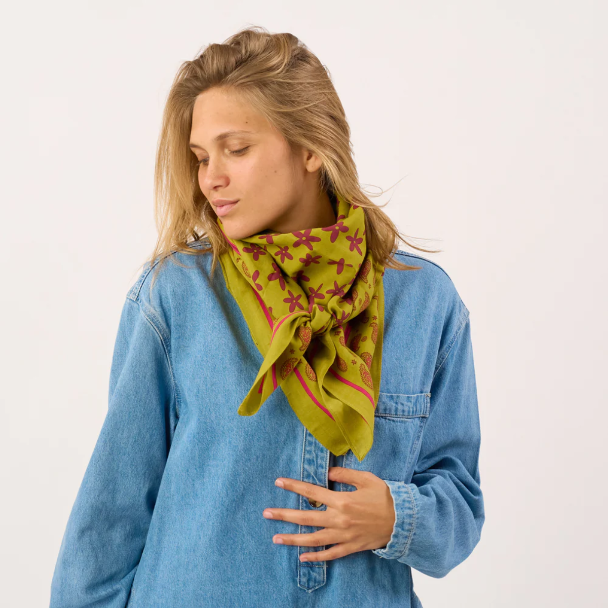Foulard Fleur Hélène - 2