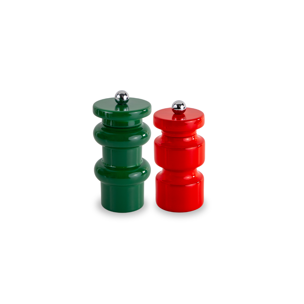 Set Poivrière & Salière en bois laqué - 3