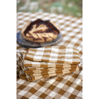 Nappe Bourdon Toile Vichy Vintage - Havane/Bourdon Havane - 2