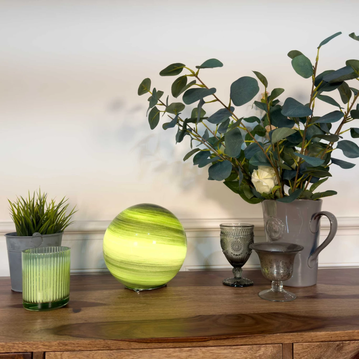 Lampe à poser en verre soufflé - Astrolis Vert - 2
