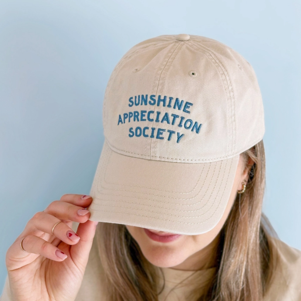 Casquette - Sunshine Appreciation Society - Blanc cassé - 2