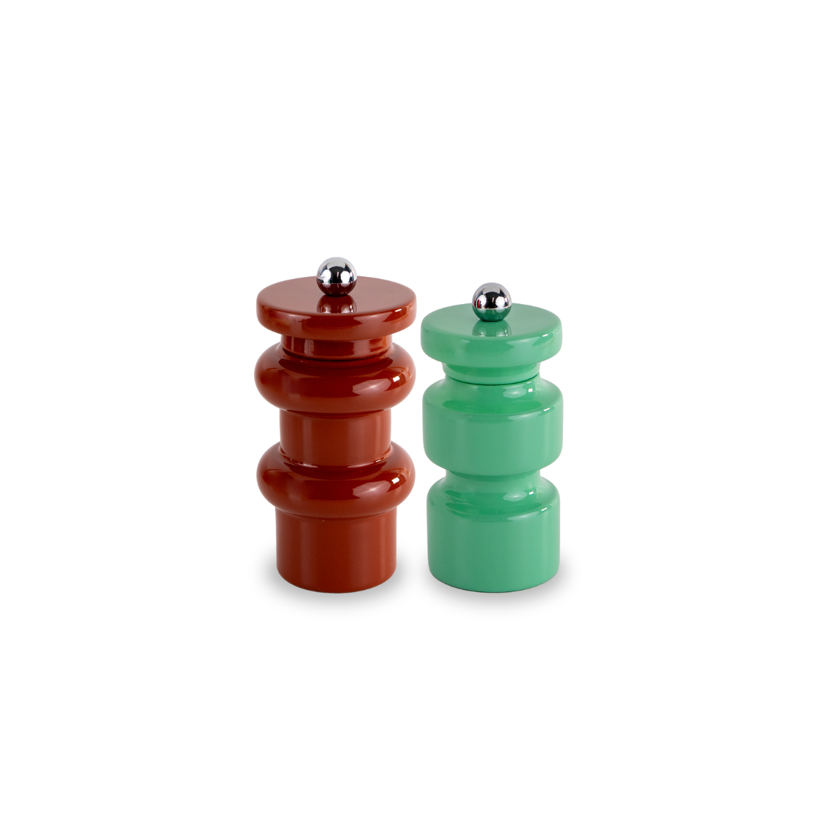 Set Poivrière & Salière en bois laqué - 4