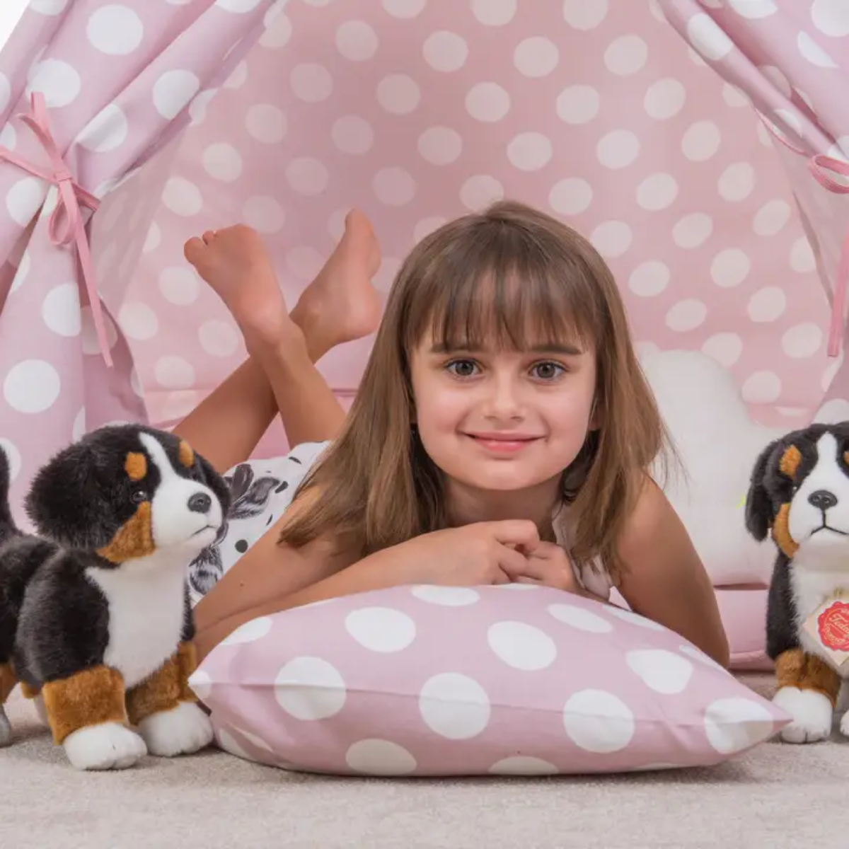 Peluche Chiot Bouvier Bernois debout - 2
