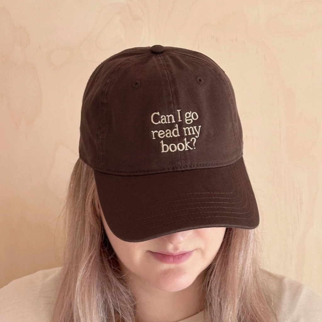 Casquette - Can I Go Read My Book - Marron Foncé - 2