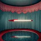 Lampe Bic LED Néon - Rouge - 2