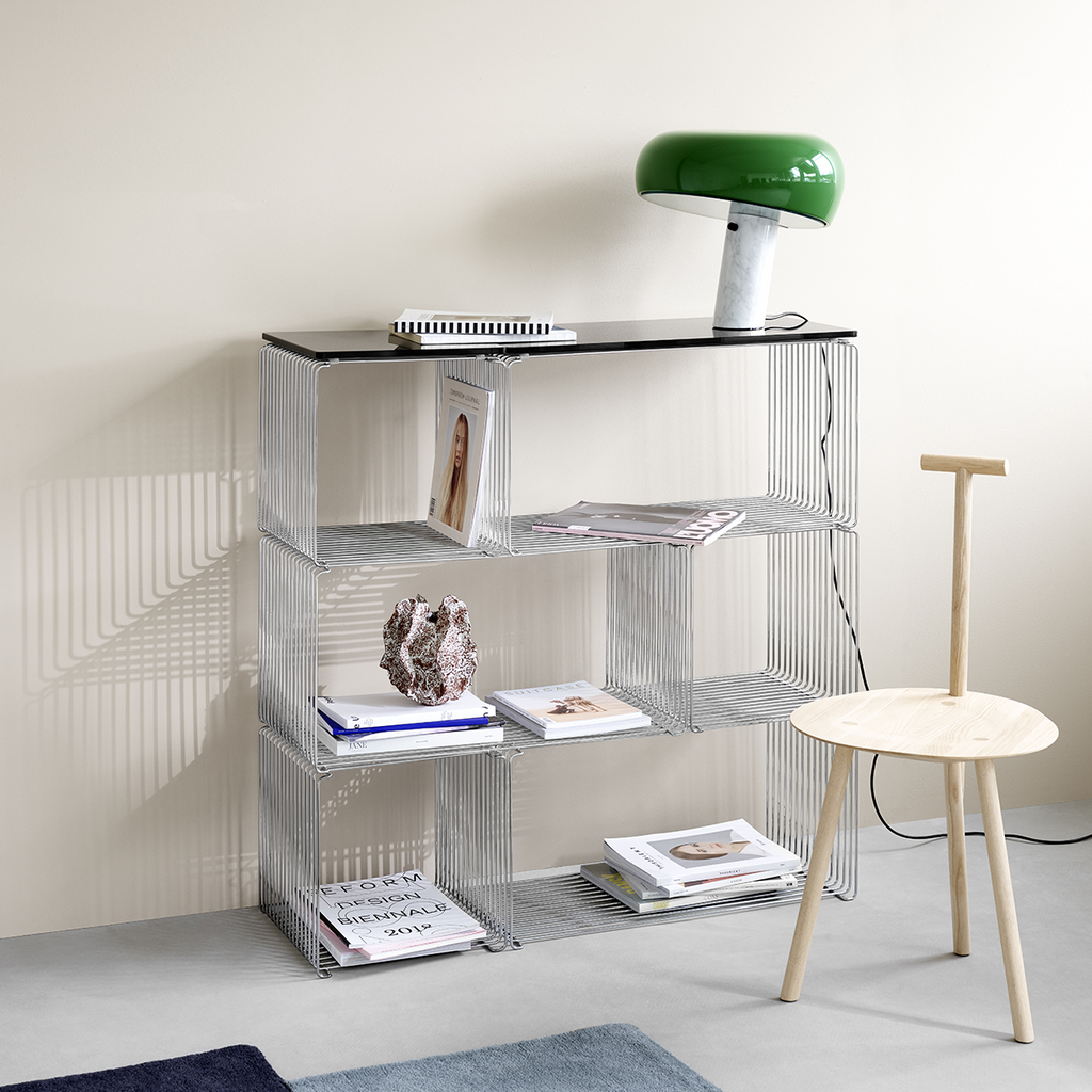 Panton Wire Single - Chrome 34.8 x 34.8 x 25.7 cm - 2