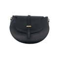 Sac bandoulière - Cuir Grainé Madelena Noir - 1