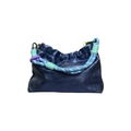 Sac Cuir Irisé Cordon - Plissa Bleu Royal - 1
