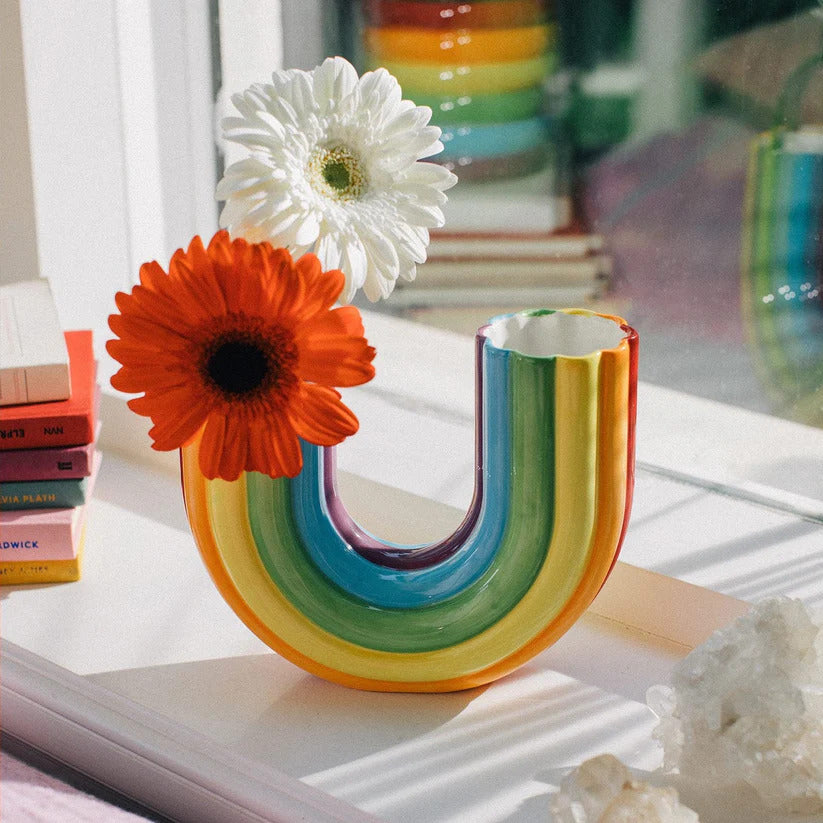 Vase Rainbow Double en céramique - 2