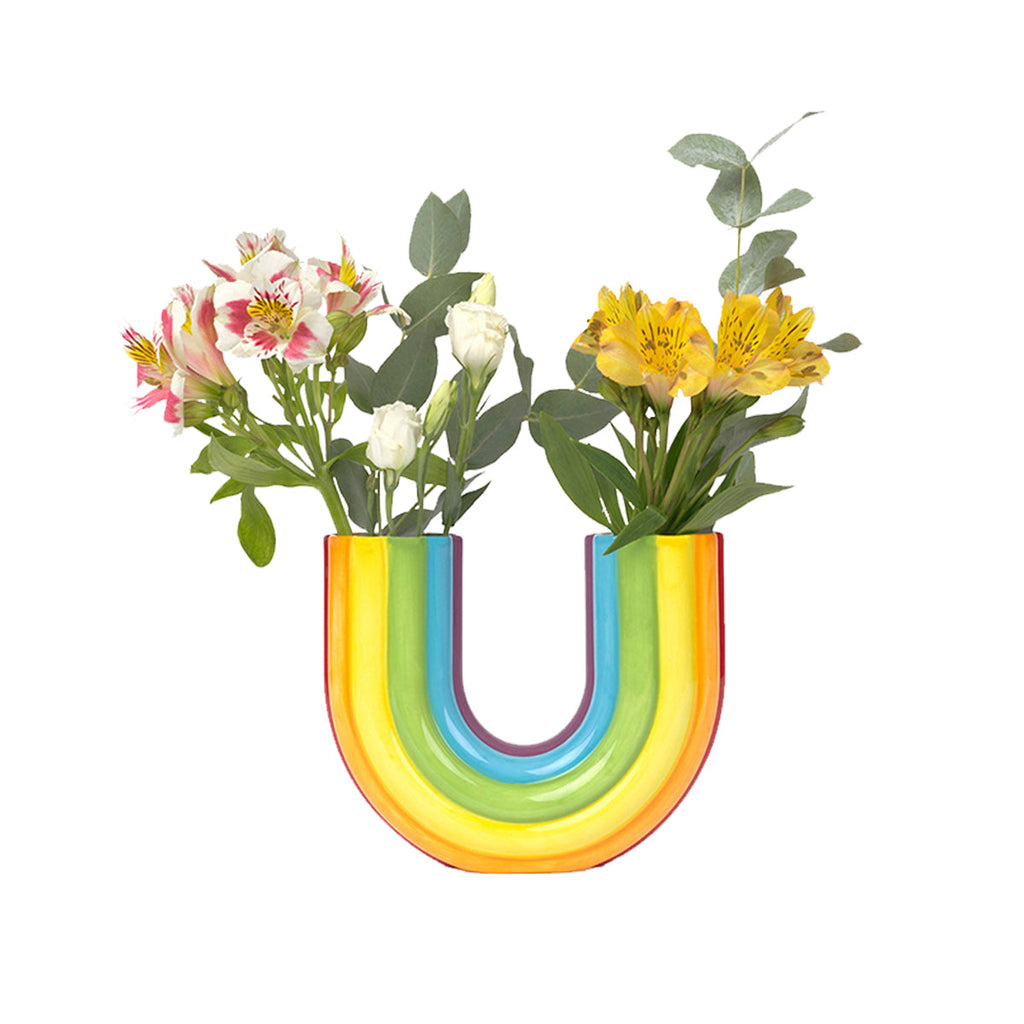 Vase Rainbow Double en céramique - 1